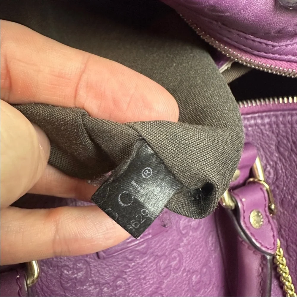 🛑FLASH SALE🛑 Gucci logo Boston bag with unbranded chain - Picture 11 of 12